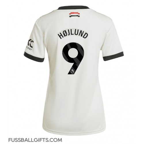 Manchester United Rasmus Hojlund #9 Fußballbekleidung 3rd trikot Damen 2024-25 Kurzarm